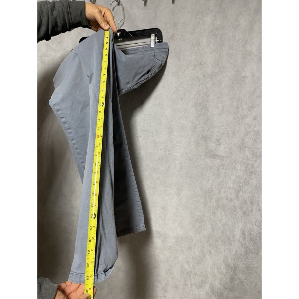 Marine Layer Pants Men L Saturday Slim Straight Twill Pull On Chino Drawstrings - Picture 6 of 11